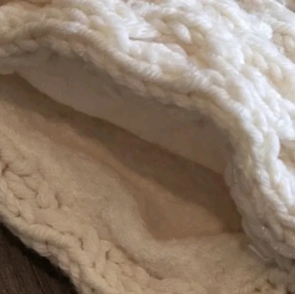 S-L Rare Kim Haller Heavy Knit Merino Wool Blend Open Front Cardigan MSRP $600 - Picture 10 of 16